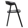 Czarne krzesło Vibia polipropylen