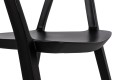 Czarne krzesło Vibia polipropylen