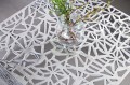 Stolik kawowy Abstract srebrny aluminium