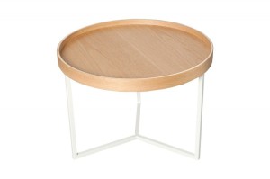 Stolik kawowy modular drewniany białe nogi 60