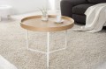 Stolik kawowy modular drewniany białe nogi 60