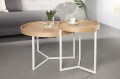 Stolik kawowy modular drewniany białe nogi 60