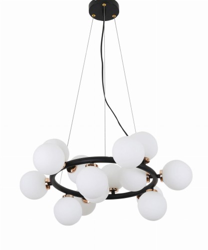 Lampa wisząca Marsiada czarno-złota W15 