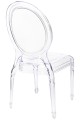 Transparentne krzesło Prince
