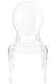 Transparentne krzesło Prince