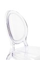 Transparentne krzesło Prince