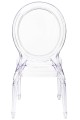 Transparentne krzesło Prince