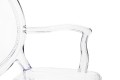 Transparentne krzesło Prince Arm