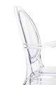 Transparentne krzesło Prince Arm