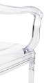 Transparentne krzesło Prince Arm