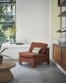 Fotel RETRO boucle ceglany HK Living