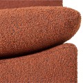Fotel RETRO boucle ceglany HK Living