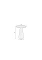 Stolik kawowy Ringar M oliwkowy White Label Living