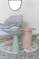 Stolik kawowy Ringar L pudrowy róż White Label Living