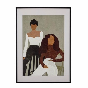 Dekoracja ścienna kobiety - grafika  w ramie