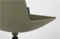 Nowoczesne krzesło obrotowe Alber Kuip zielone boucle