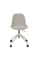 Nowoczesne krzesło obrotowe na kółkach Alber Kuip taupe boucle
