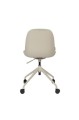 Nowoczesne krzesło obrotowe na kółkach Alber Kuip taupe boucle