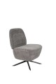 Fotel Dusk jasnoszary Zuiver