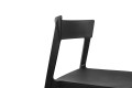 Czarne krzesło Fritz polipropylen