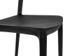 Czarne krzesło Fritz polipropylen