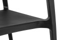 Czarne krzesło Fritz polipropylen