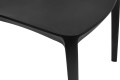 Czarne krzesło Fritz polipropylen