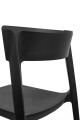Czarne krzesło Fritz polipropylen