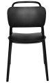 Czarne krzesło Marie polipropylen
