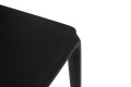 Czarne krzesło Jasper polipropylen