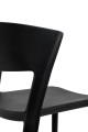 Czarne krzesło Jasper polipropylen