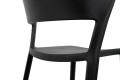 Czarne krzesło Jasper polipropylen
