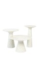 Stolik Victoria z recyclingu biały M