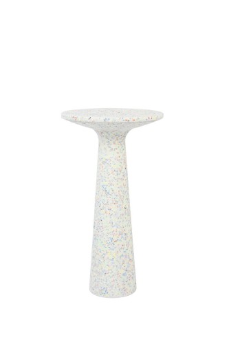 Stolik Victoria z recyclingu biały S