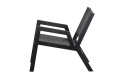 Fotel ogrodowy Pem aluminium czarny