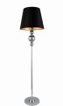 Klasyczna lampa podłogowa czarna Muraneo
