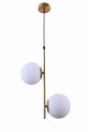 Nowoczesna lampa wisząca białe klosze Filari D15