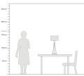 Elegancka lampa nocna biała Belforte