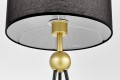 Elegancka lampa nocna czarna Belforte