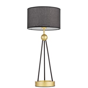 Elegancka lampa nocna czarna Belforte