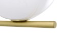 Lampa kinkiet HALM 20 - mosiądz, szkło 