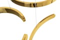 Potrójna lampa wisząca VISTA Triple złota