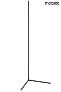 Minimalistyczna czarna lampa podłogowa Corner RGB