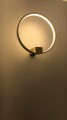 Lampa ścienna Circle Wall złota Moosee