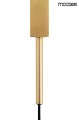 Złota lampa ścienna Clarid Gold Moosee