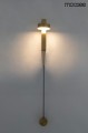 Złota lampa ścienna Clarid Gold Moosee