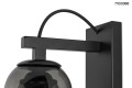 Czarna lampa ścienna Radon