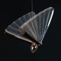 Lampa wisząca Butterfly Disc 5 różowe złoto