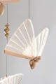 Lampa wisząca Butterfly Disc 5 różowe złoto