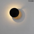 Lampa ścienna Eclise czarno złota